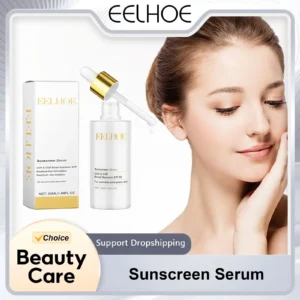 Sunscreen Serum Lasting UV Protector Anti-Sunburn Oil-Control Brightening Rejuvenating Skin Moisturize Body Care Sunblock Lotion