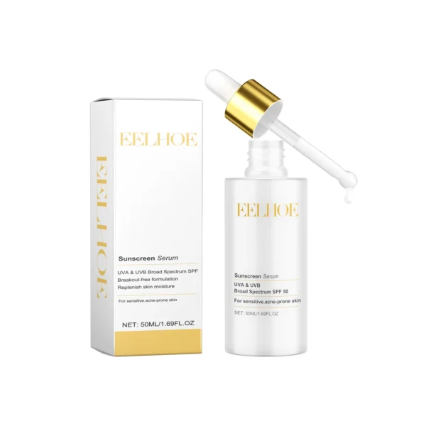 Sunscreen Serum Lasting UV Protector Anti-Sunburn Oil-Control Brightening Rejuvenating Skin Moisturize Body Care Sunblock Lotion - Image 2