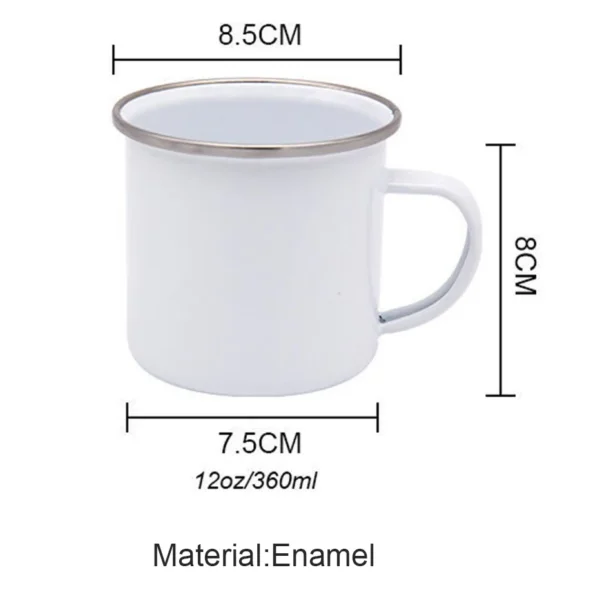Rainbow Teacher Printed Enamel Mug Creative Retro Coffee Water Cups Drink Dessert Milk Cup Mugs Handle Drinkware Teacher Gifts - Image 6