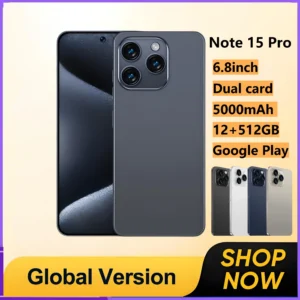 Smartphone Note 14 Pro Android 5G phone,6000mAH,12GB RAM 256G 512G 1TB ROM,6.8Inch,1920x1080HD,24+48MP,MTK10 Core Global Vision