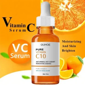 Vitamin C Wrinkle Remover Face Serum Lifting Firming Fade Fine Lines Anti-aging Essence Whitening Brighten Nourish Skin Care
