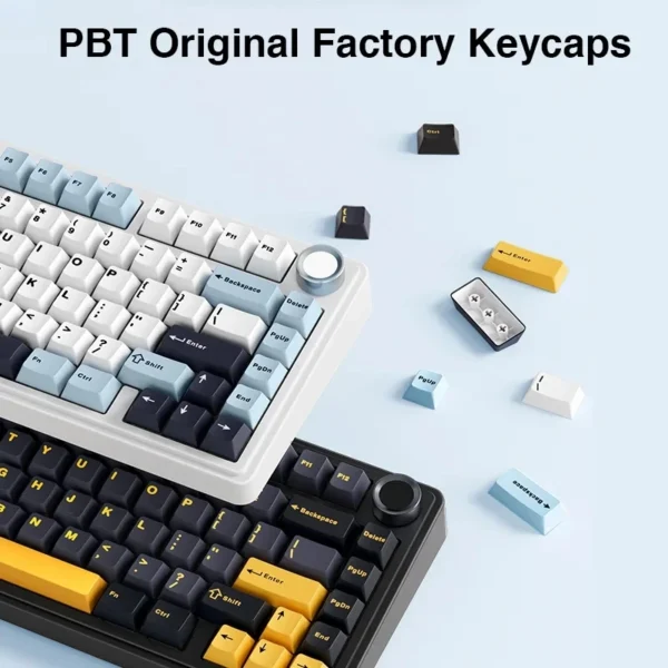 AULA F75 2.4G Wireless/Bluetooth/Wired Gaming Mechanical Keyboard RGB Customized 75% Layout OEM Profile Gasket Structure - Image 3