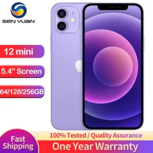 Unlocked Original Apple iPhone 12 mini 4GB RAM 64/128/256GB ROM IOS A14 Bionic Hexa Core 5.4'' Dual 12MP 5G Cell phone 98% New