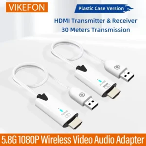 30m Wireless Transmission Video Transmitter and Receiver HDMI Extender Display Adapter Cable Screen Mirror for Camera PC To TV