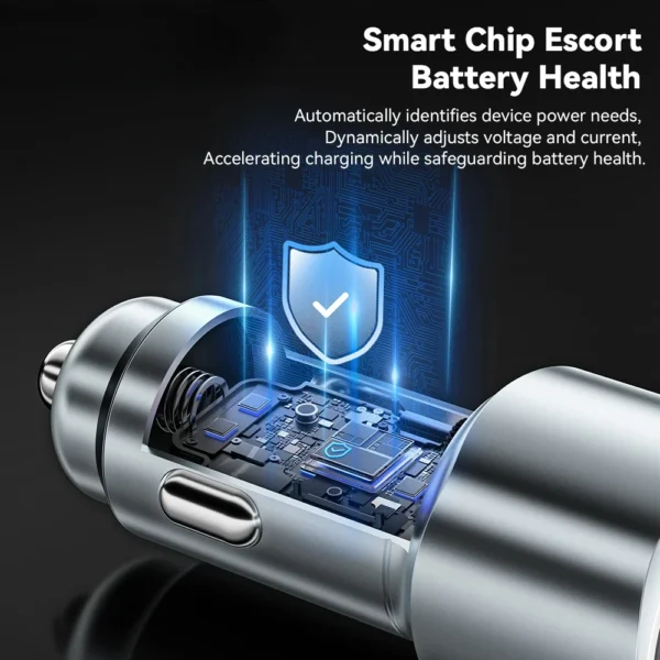 USB Car Charger 89W QC4.0 Fast Charging USB Type C Car Phone Charger For iPhone 15pro Oppo Huawei P60 Pro Car Charger - Image 5