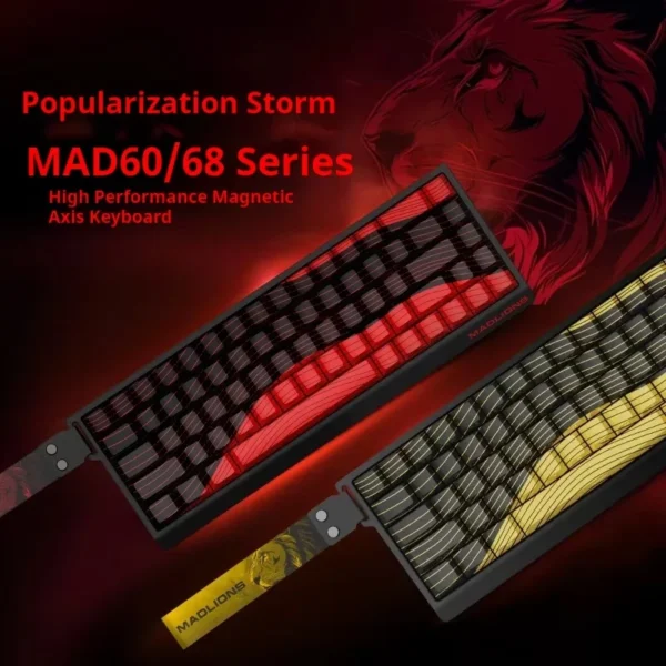 MADLIONS MAD 60/68HE Magnetic Switch Keyboard Wired Gaming Keyboard Hot Swap Rapid Trigger Custom Keyboard PC Gamer Accessories - Image 6