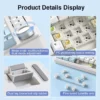AULA F75 2.4G Wireless/Bluetooth/Wired Gaming Mechanical Keyboard RGB Customized 75% Layout OEM Profile Gasket Structure - Image 5
