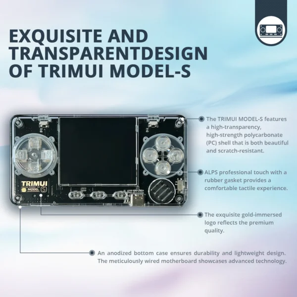 TRIMUI Model S Handheld Game Console 2.0 Inch IPS Screen Mini Portable Player 15000plus Classical Games Retro Game Console - Image 6