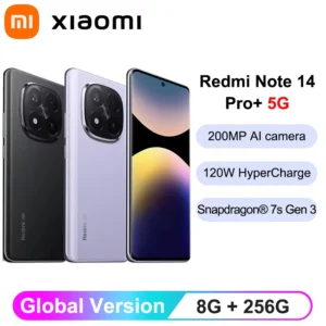2025 New Global Version Redmi Note 14 Pro+ 5G Smartphone Snapdragon 7s Gen 3 200MP Rear Camera 120W HyperCharge IP68 NFC