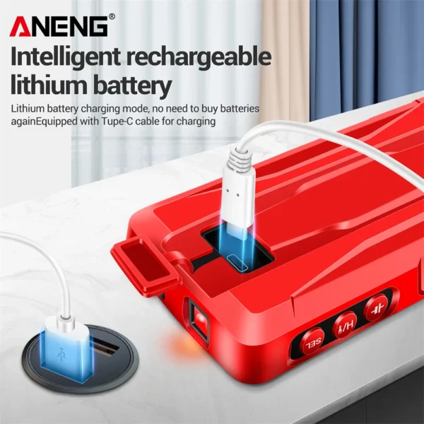 ANENG 681 Rechargable Digital Professional Multimeter Non-contact Voltage Tester AC/DC Voltage Meter LCD Screen Current Tester - Image 4
