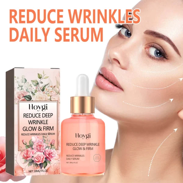Rose Serum Hydration Shrink Pore Oil Control Anti Aging Moisturizing Rejuvenation Improve Dryness Brightening Firming Essence