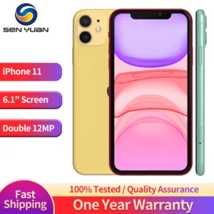 Apple iPhone 11 64GB/128GB/256GB Unlocked iOS A13 With Face ID 12MP+12MP Camera 6.1" LCD 1792 x 828 Screen Wireless charging