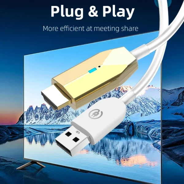 30m Wireless Transmission Video Transmitter and Receiver HDMI Extender Display Adapter Cable Screen Mirror for Camera PC To TV - Image 6