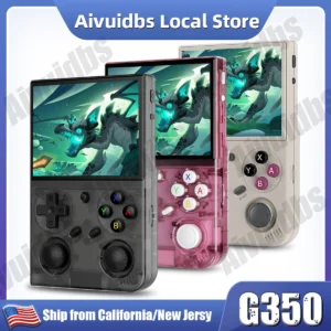 BATLEXP G350 Handheld Game Console 3.5'' IPS Screen Linux System Dual Joystick Vibration Motor Retro Portable Video Console Gift