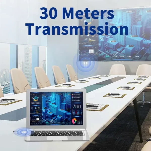 30m Wireless Transmission Video Transmitter and Receiver HDMI Extender Display Adapter Cable Screen Mirror for Camera PC To TV - Image 3