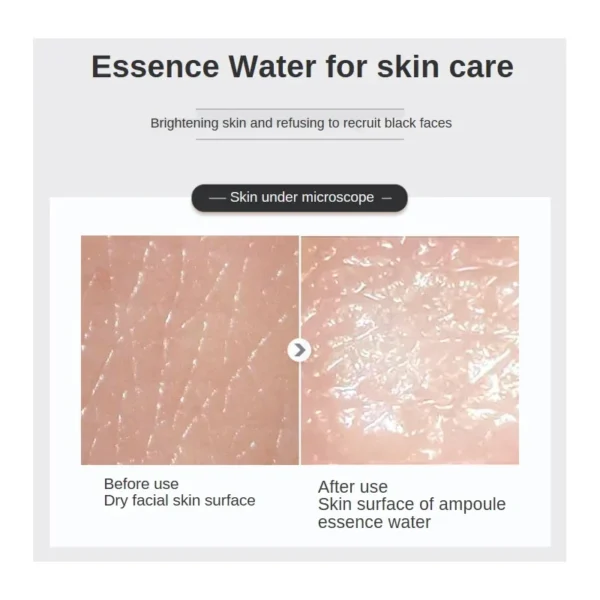 500ml Hyaluronic Acid Facial Essence Moisturizing Whiten Pore Shrink Anti-aging Freckle Anti Wrinkle VC Niacinamide Face Serum - Image 3