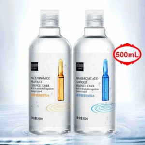 500ml Hyaluronic Acid Facial Essence Moisturizing Whiten Pore Shrink Anti-aging Freckle Anti Wrinkle VC Niacinamide Face Serum