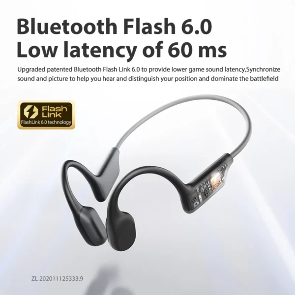 Sanag B22s Bone Conduction Earphone 16Hours Playtime IPX5 Waterproof Bluetooth5.3 Dynamic Spatial Sound Field Headphones - Image 6