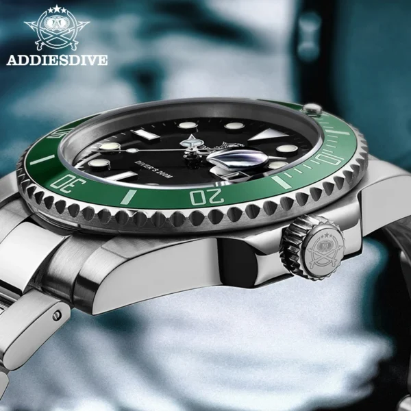 ADDIESDIVE Stainless Steel Watch Men's European and American Business Leisure Quartz Watch Waterproof Outdoor Sports Watch - Image 3