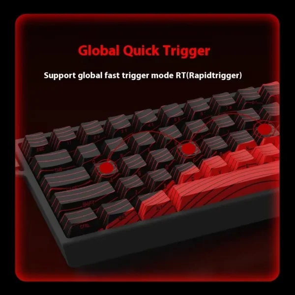 MADLIONS MAD 60/68HE Magnetic Switch Keyboard Wired Gaming Keyboard Hot Swap Rapid Trigger Custom Keyboard PC Gamer Accessories - Image 2