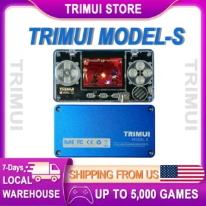 TRIMUI Model S Handheld Game Console 2.0 Inch IPS Screen Mini Portable Player 15000plus Classical Games Retro Game Console