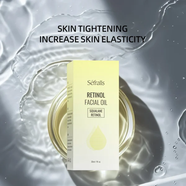 Séfralls Retinol Serum Oil 30ml Serum Pore Shrinking Serum Whitening Remove Facial Firming Oil Moisturising Pore Shrinking - Image 3