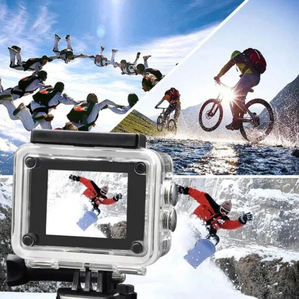 4K Action Camera 1080P/30FPS WiFi 2.0" 170D Underwater Waterproof Helmet Video Recording Camera Sports Cameras Outdoor Mini Cam - Image 5