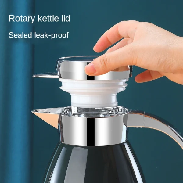 2300ML Double-Wall Stainless Steel Insulated Flask Vacuum Hot Water Thermos Jug Household Drinkware Kettle - Image 3